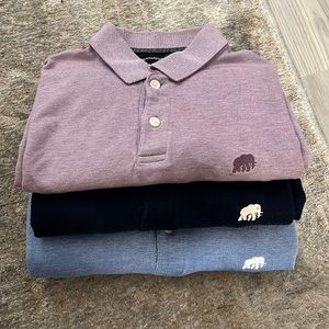 Mens banana republic pique polos. 4 pack. Gently used.